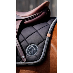 Satteldecke Equithème Badge 2.0 Schwarz