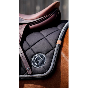 Satteldecke Equithème Badge 2.0 Schwarz