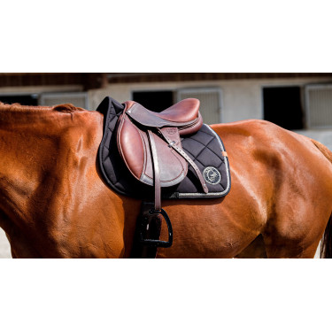 Satteldecke Equithème Badge 2.0 Schwarz