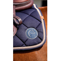Satteldecke Equithème Badge 2.0 Marineblau Satteldecke Equithème Badge 2.0 Marineblau