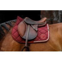 Satteldecke Equithème Badge 2.0 Marineblau