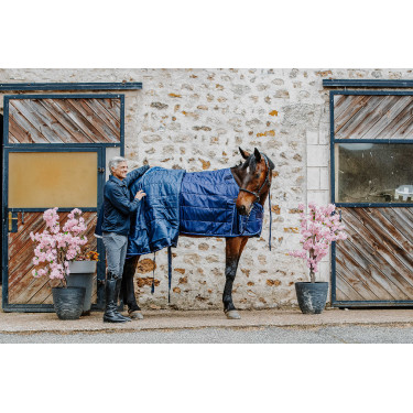 Onderdeken Equithème Classic Marineblau Onderdeken Equithème Classic Marineblau