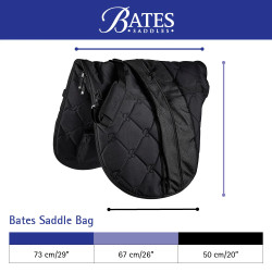 Satteltasche Bates Schwarz Satteltasche Bates Schwarz