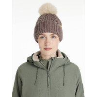 LeMieux Clara Gerippte Mütze Walnuss Braun