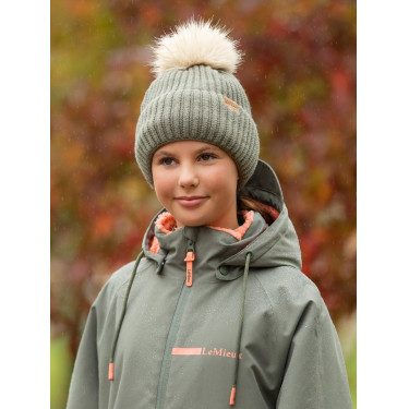 LeMieux Clara Gerippte Mütze Rosmarin Grün LeMieux Clara Gerippte Mütze Rosmarin Grün