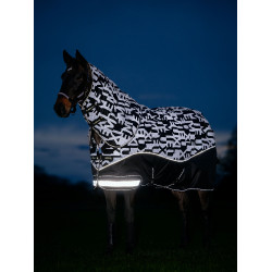 LeMieux reflektierende 200g Arika Outdoordecke Schwarz LeMieux reflektierende 200g Arika Outdoordecke Schwarz