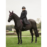 Lange gesteppte, wasserdichte LeMieux-Daunenjacke Hayley Schwarz Lange gesteppte, wasserdichte LeMieux-Daunenjacke Hayley Schwarz