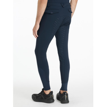 LeMieux Reithose Herren Sports mit Silikonvollbesatz Marine Marineblau