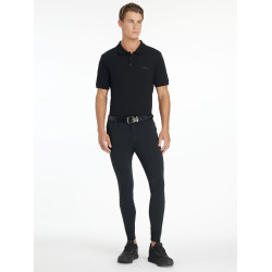 LeMieux Reithose Herren Sports mit Silikonvollbesatz Mandel Braun