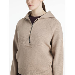 LeMieux Henrietta Halbzip-Hoodie Mandel Braun
