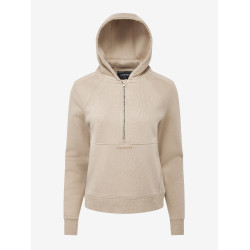 LeMieux Henrietta Halbzip-Hoodie Mandel Braun