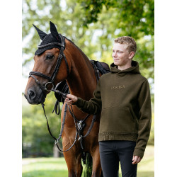 Jungen-Kapuzenpullover Young Rider LeMieux Alpin Braun
