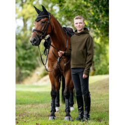 Jungen-Kapuzenpullover Young Rider LeMieux Alpin Braun