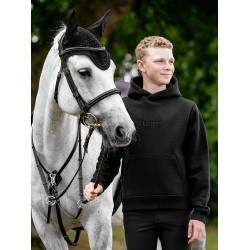 Jungen-Kapuzenpullover Young Rider LeMieux Schwarz