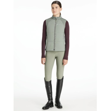 LeMieux Pammy Young Rider Trainingsweste ohne Ärmel Rosmarin Gr&uuml;n
