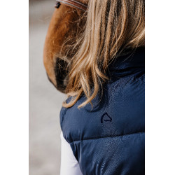 Ärmellose Daunenweste Equithème Lina Damen Marineblau
