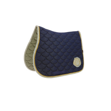 Satteldecke Equithème Denim Marineblau