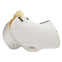 Stübben Springsattelpad mit Lammfell Streamline Close Contact Weiß Weiß Stübben Springsattelpad mit Lammfell Streamline Close Contact Weiß Weiß