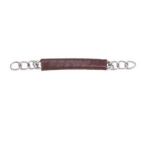 Metalab Leder-Kinnkette Havanna Braun Metalab Leder-Kinnkette Havanna Braun
