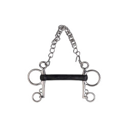 Pelham-Gebiss Metalab weiches Gummi gerade