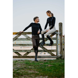 T-Shirt Pro Series Canter Langarm Schwarz