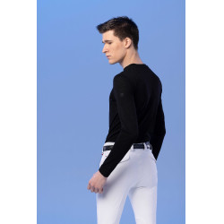 T-Shirt Pro Series Canter Langarm Schwarz