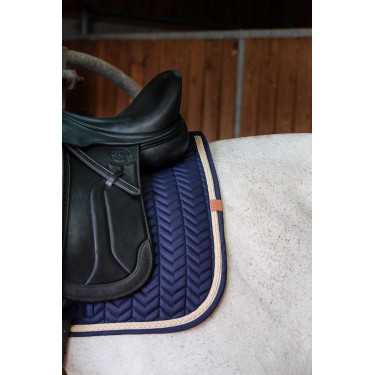 Satteldecke Equithème Softy Marineblau