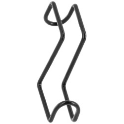 Kurzer Trensenträger Hippotonic mit Haken Schwarz Kurzer Trensenträger Hippotonic mit Haken Schwarz