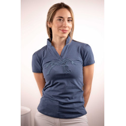 Polo Iliana Pénélope Blau / Grau