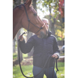 Daunenjacke Auteuil Paddock Sports Schwarz