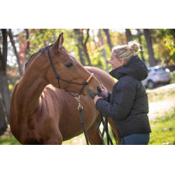 Daunenjacke Auteuil Paddock Sports Schwarz