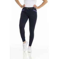 Equithème Kylie Reithose mit Silikon-Vollbesatz Marineblau Equithème Kylie Reithose mit Silikon-Vollbesatz Marineblau