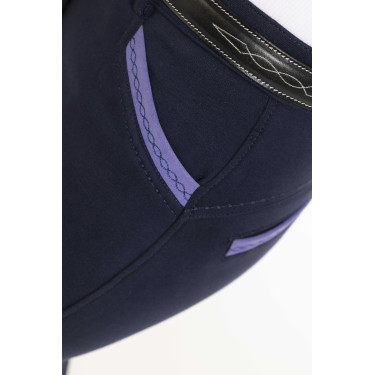 Equithème Kylie Reithose mit Silikon-Vollbesatz Marineblau Equithème Kylie Reithose mit Silikon-Vollbesatz Marineblau