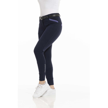 Equithème Kylie Reithose mit Silikon-Vollbesatz Marineblau Equithème Kylie Reithose mit Silikon-Vollbesatz Marineblau