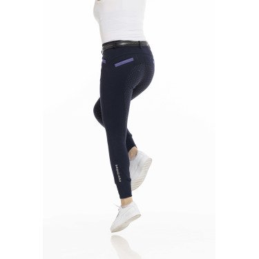 Equithème Kylie Reithose mit Silikon-Vollbesatz Marineblau Equithème Kylie Reithose mit Silikon-Vollbesatz Marineblau