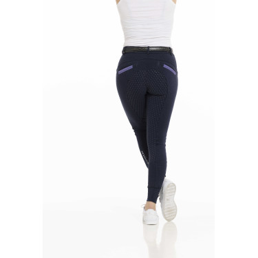 Equithème Kylie Reithose mit Silikon-Vollbesatz Marineblau Equithème Kylie Reithose mit Silikon-Vollbesatz Marineblau