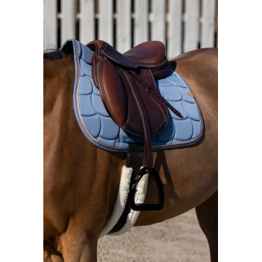Satteldecke Equithème Shiny Blau