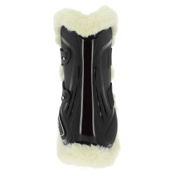 Norton XTR Gamaschen mit synthetischem Lammfell und Knöpfen Schwarz