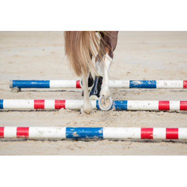 Norton XTR Gamaschen mit synthetischem Lammfell und Knöpfen Marineblau