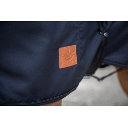 Hemd Paddock Sports Baumwoll-Mesh Marineblau