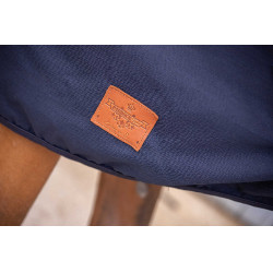 Hemd Paddock Sports Baumwoll-Mesh Marineblau