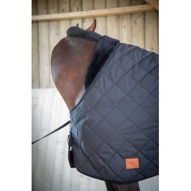 Gestepptes Paddock-Sports-Pferdedecke Schwarz Gestepptes Paddock-Sports-Pferdedecke Schwarz