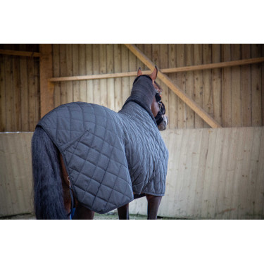 Gestepptes Paddock-Sports-Pferdedecke Schwarz Gestepptes Paddock-Sports-Pferdedecke Schwarz