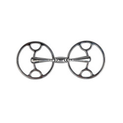 Metallab-Aufziehkandare mit gleitendem Mundstück