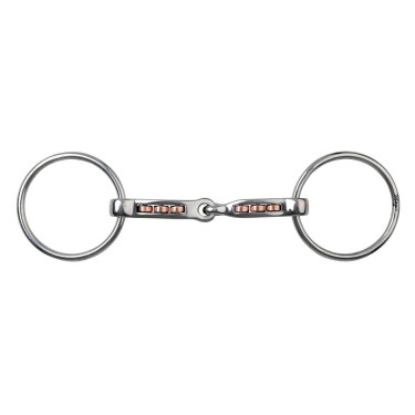 Mundstück 2 Ringe Metalab Magic System mit horizontalen Kupferrollen