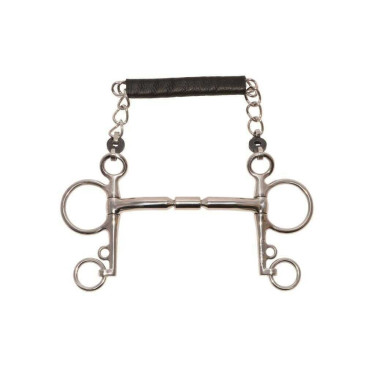 Pelham-Gebiss Metalab Elite gerade kurze Schenkel