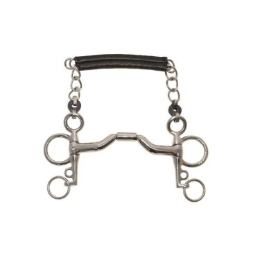 Mors Pelham Metalab Elite gebogen mit Zungenfreiheit