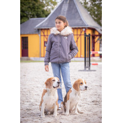 Bombers Eden von PL Lyon Glitzer Grau