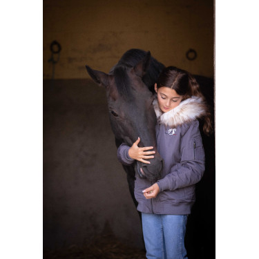 Bombers Eden von PL Lyon Glitzer Grau