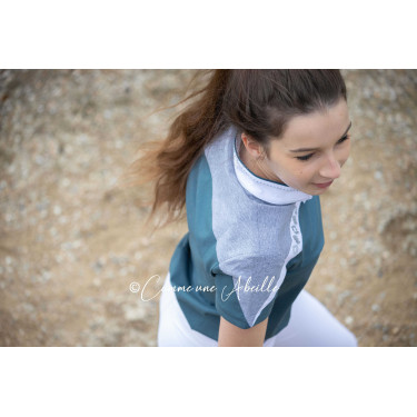 Polo Pénélope Indy Entenblau